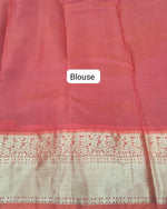 Dark Chocolate Brown Pure Kanchi Pattu Saree Blouse