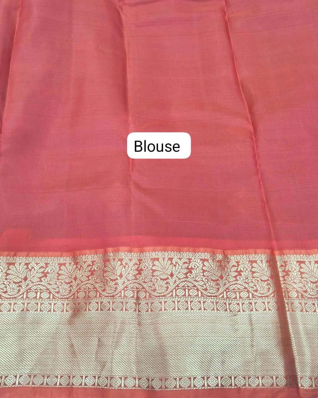 Dark Chocolate Brown Pure Kanchi Pattu Saree Blouse