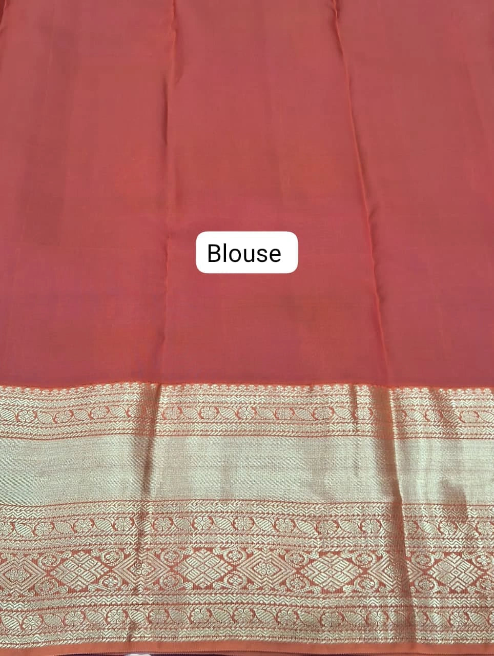 Navy Blue Pure Kanchi Pattu Saree  Blouse