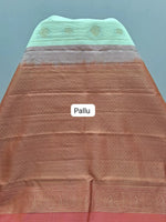 Off- PalluWhite Pure Kanchi Pattu Saree