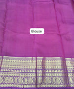 Yellow Pure Kanchi Pattu Saree Blouse