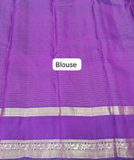 Purple Pure Kanchi Pattu Saree Blouse