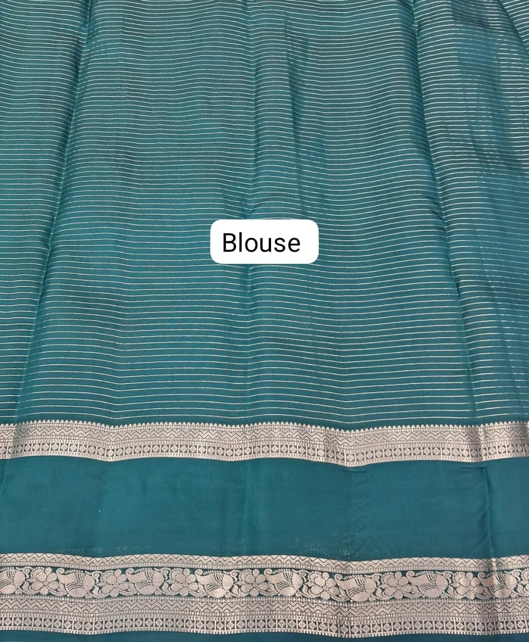 Green Pure Kanchi Pattu Saree Blouse
