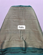 Green Pure Kanchi Pattu Saree Pallu