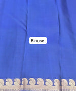 Lavender Pure Kanchi Pattu Saree Blouse