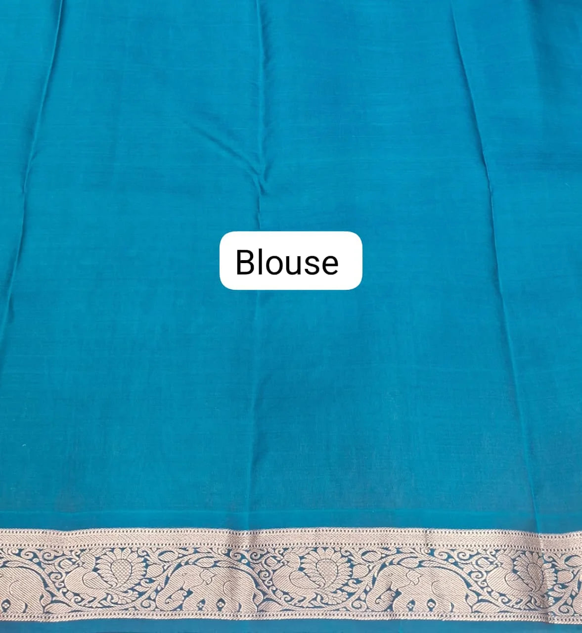 Grey Pure Kanchi Pattu Saree Blouse