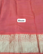 Bottle Green Kanchi Pure Pattu Saree Blouse