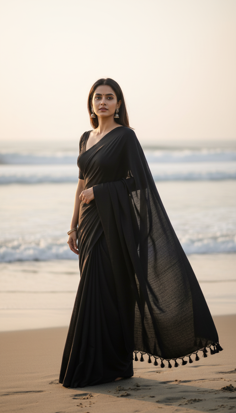 Timeless Black Khadhi Weave