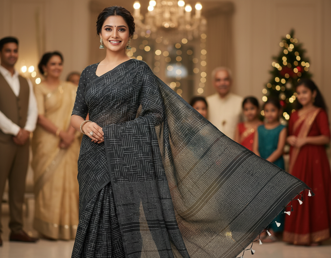 Classic Khadhi Black Weave