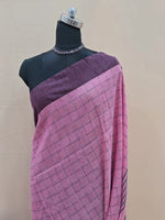 Rose Pink Khadhi Cotton Saree 1