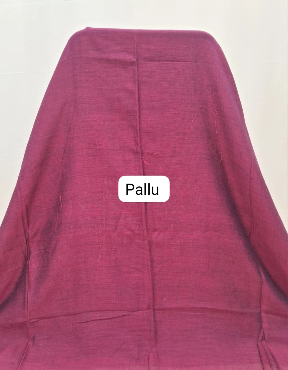Timeless Black Khadi Cotton Saree Pallu