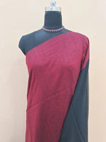 Traditional Red Khadhi Cotton Saree 1