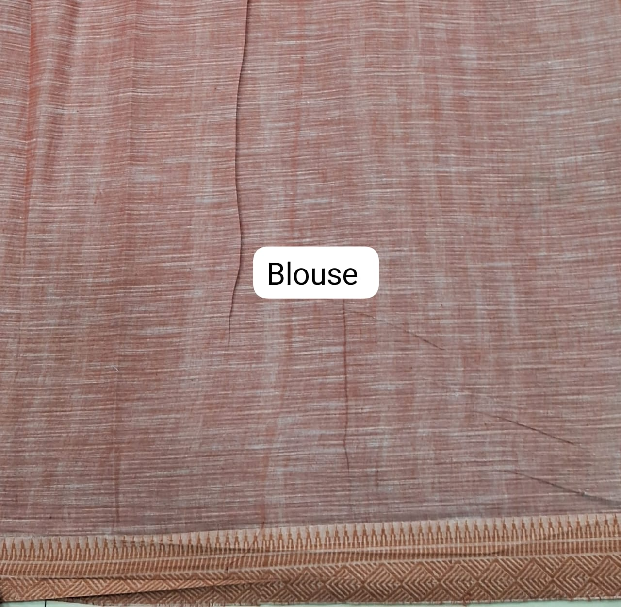 Sea Spray Green khadhi Cotton Saree Blouse