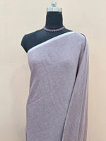 Grey khadhi mulmul cotton saree 1