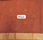 Beautiful Black Khadhi Cotton Saree  blouse