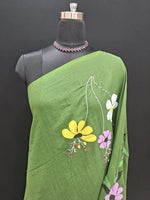 Green Khadhi Cotton Saree 