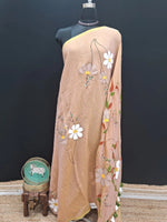 Beige Khadhi Cotton Saree