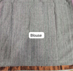 Baby Pink Khadhi Cotton Saree blouse