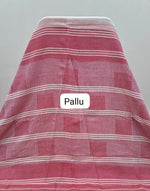 Beige Khadhi cotton saree pallu