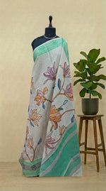 Off-White Khadhi Cotton Saree 