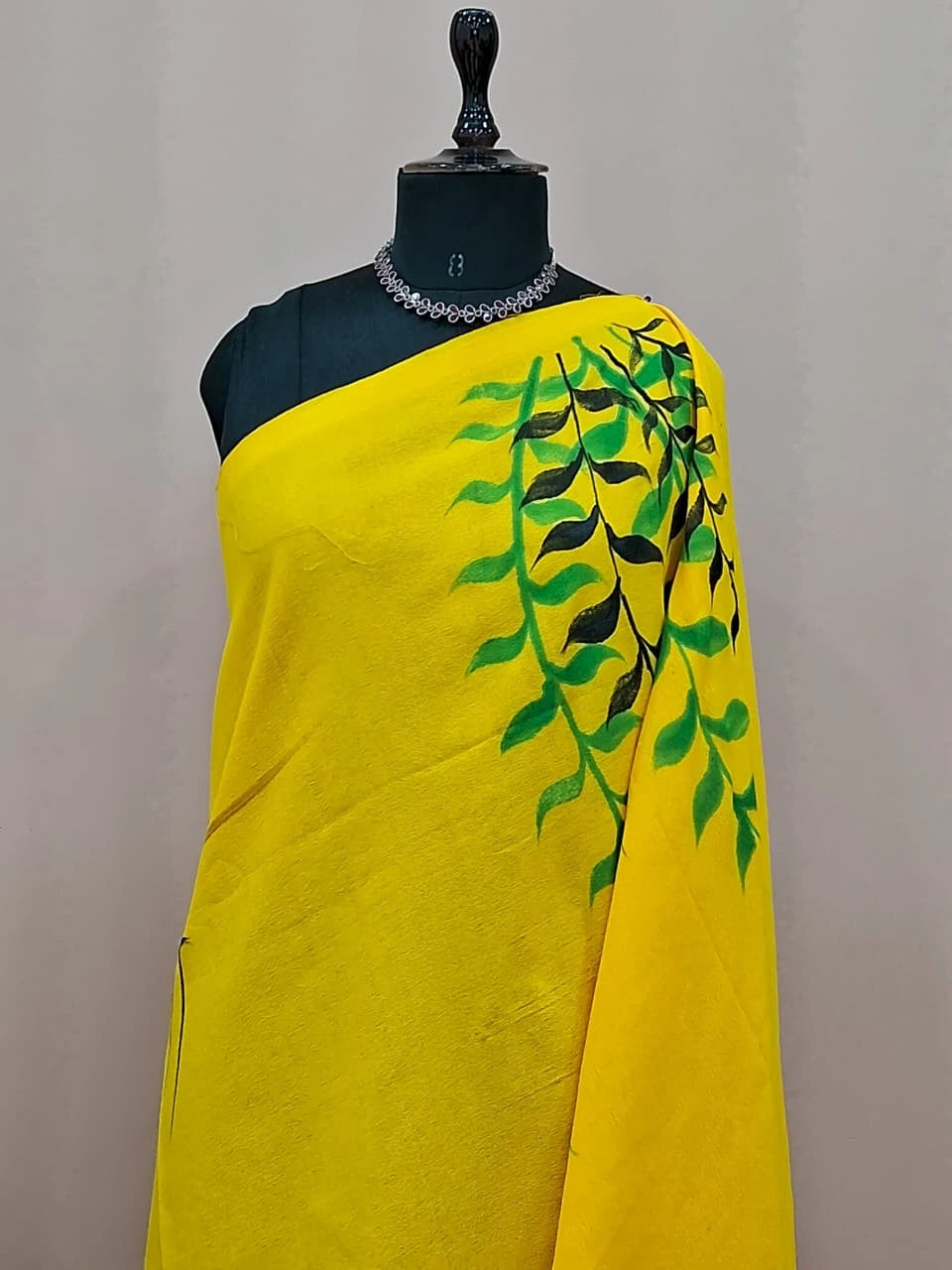 Yellow Khadhi Cotton Saree 1