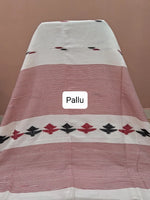 Off-white Khadhi Cotton Saree Pallu