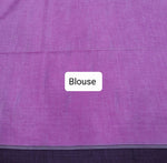 Baby Pink Khadhi Cotton Saree Blouse