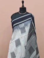 Off-White Khadhi Cotton Saree