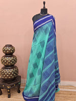 Sea Green Khadhi Cotton Saree