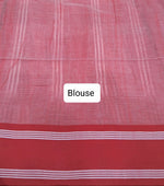 Off-White Khadi Cotton Saree Blouse