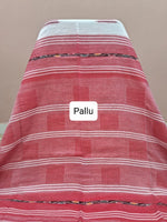 Off-White Khadi Cotton Saree Pallu