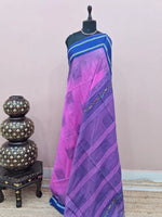 Mauve Pink Khadhi Cotton Saree