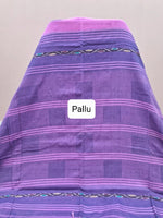Mauve Pink Khadhi Cotton Saree Pallu