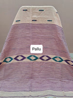 Soft Blush Khadhi Cotton Saree Pallu