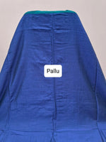 Peacock Green Pure Khadhi Cotton Saree Pallu