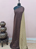 Dark Chocolate Khadhi Cotton Saree 