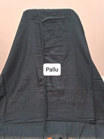 Rust Orange Khadhi Cotton Saree Pallu