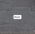 Black Khadhi Cotton Saree Blouse
