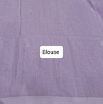 Soft Blush Pink Khadhi Cotton Saree Blouse