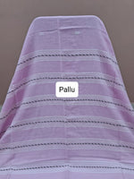 Soft Blush Pink Khadhi Cotton Saree Pallu