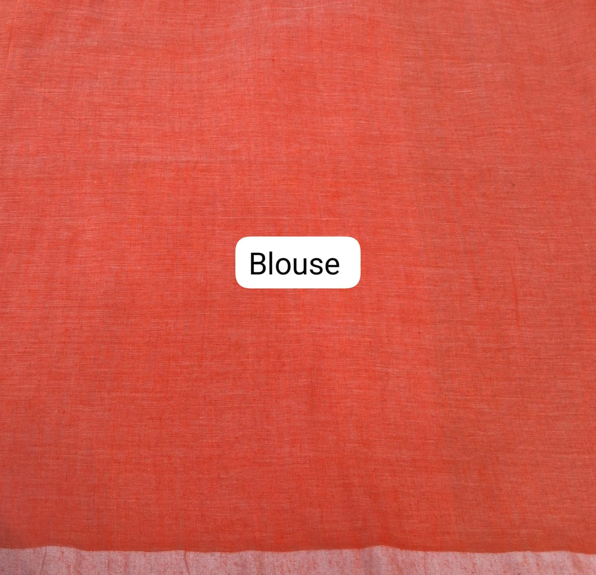 Striped Tricolour Khadhi Cotton Saree blouse