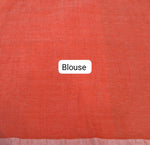 Tricolour Half & Half Khadhi Cotton Saree blouse