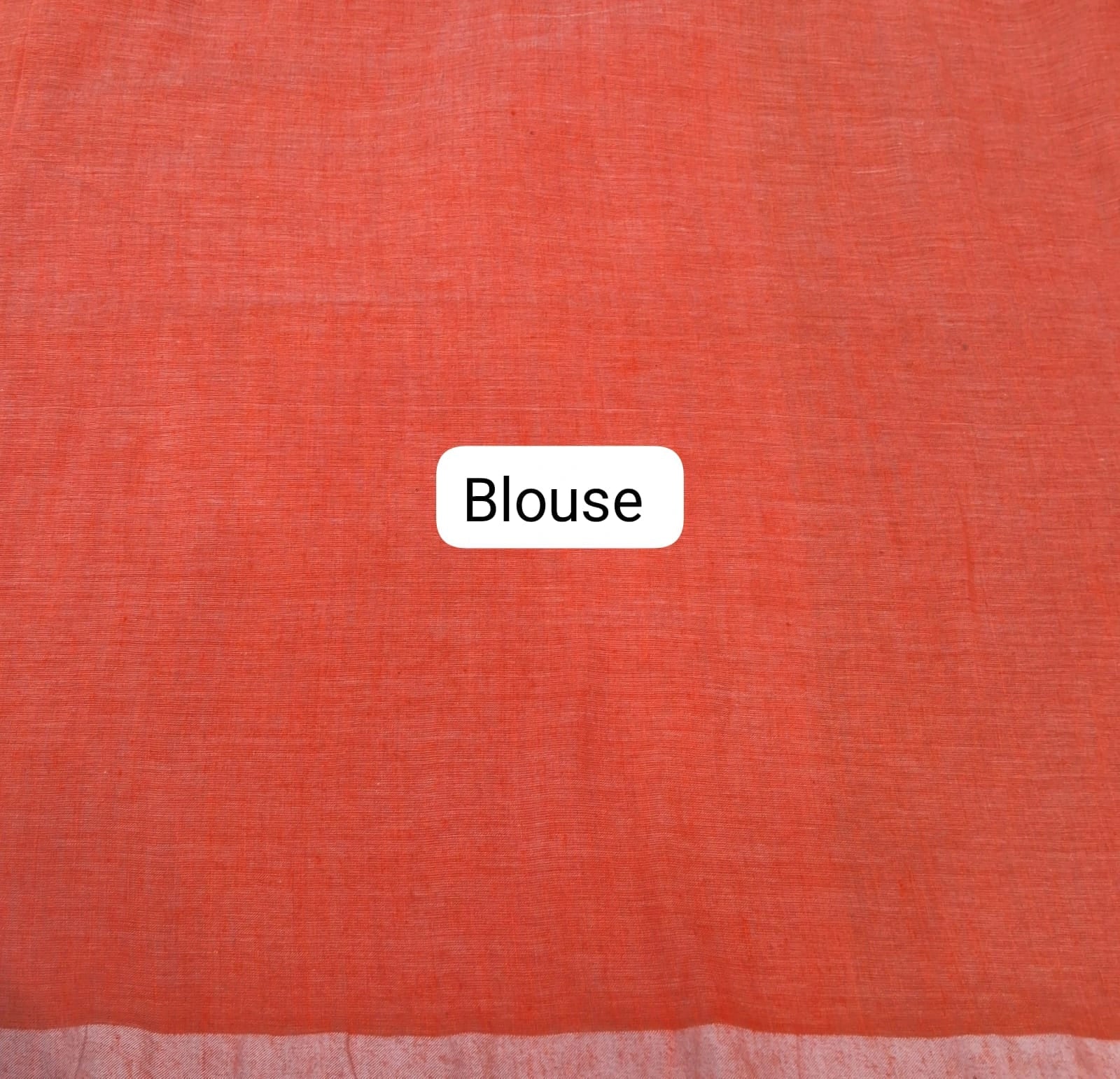 Tricolour Half & Half Khadhi Cotton Saree blouse