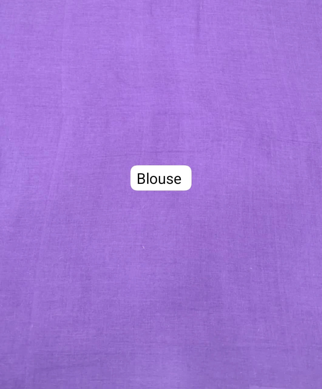 Purple Khadhi Cotton Saree Blouse