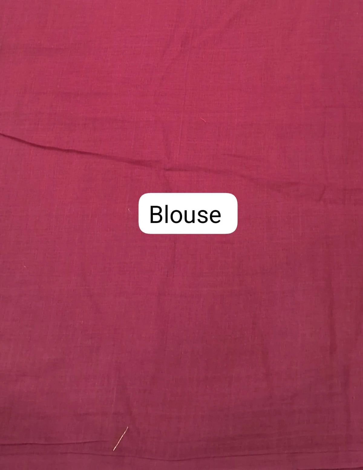 Maroon Khadhi Cotton Saree Blouse