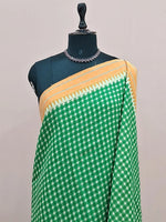 Green Khadhi Cotton Saree 1