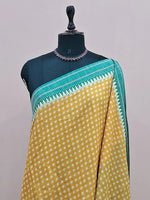 Yellow Khadhi Cotton Saree 1