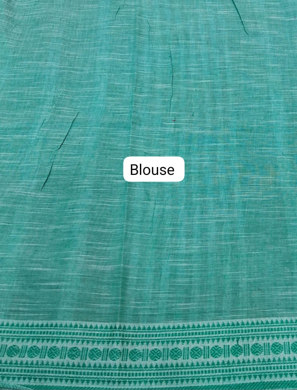 Lavender Khadhi Cotton Saree blouse