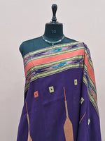 Deep Purple Khadhi Cotton Saree 1