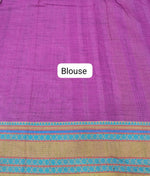 Light lavender Kanchi cotton saree Blouse